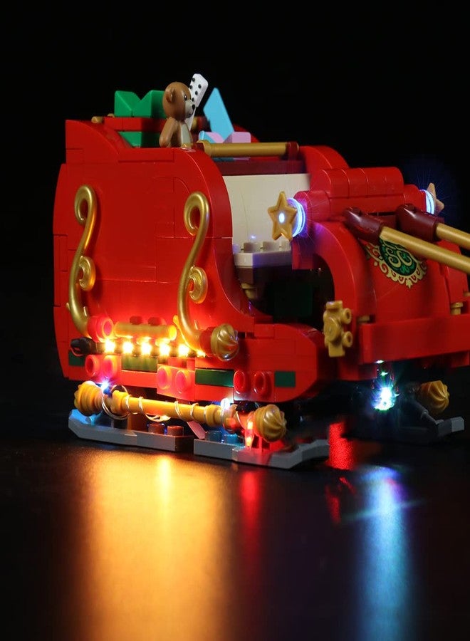 Vonado Led Light Kit Compatible with Lego Santa Sleigh 40499 - Lego Sets Not Included, Vonado Led Lighting Kit Compatible with Lego Christmas Set - Image 4